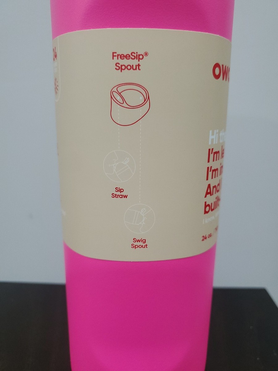 Owala FreeSip Stainless Steel Water Bottle / 24oz / Color: Can You  