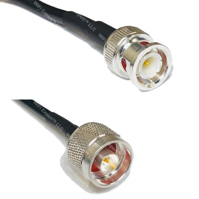 RG58 BNC MALE to N MALE Coaxial RF Cable USA-Ship Lot