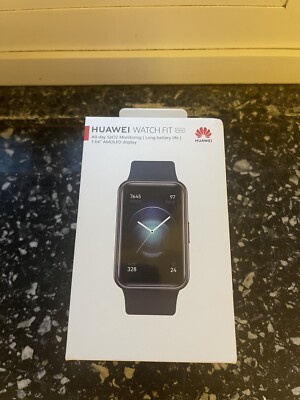 Huawei WATCH FIT new 42mm Aluminiumgehäuse mit Silikonarmband - Graphite...