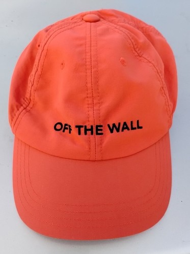 VANS "Off The Wall" UNISEX Salmon Hat Cap Strap-Back Running Skater Skateboard