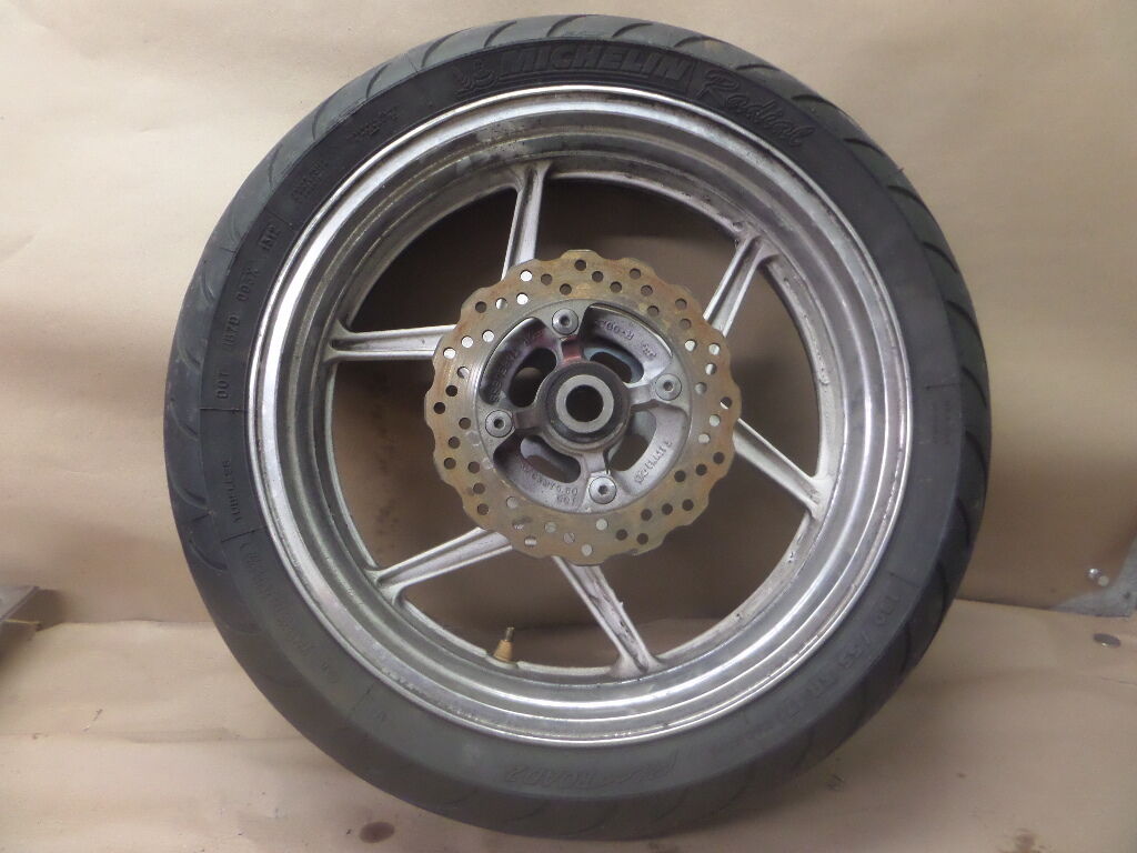 2007 KAWASAKI NINJA ZX-6R ZX600-P WHEEL TIRE DISC MICHELIN 2007 KAWASAKI NINJA ZX-6R ZX600-P WHEEL TIRE DISC MICHELIN