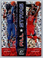 2021-22 Donruss Optic #17 James Harden / Kyrie Irving All-Stars Holo Fast Break