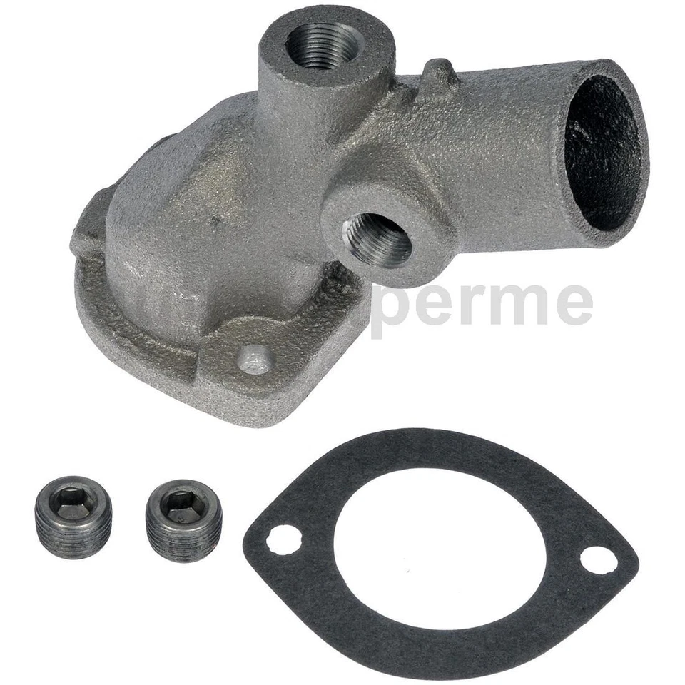 Carcasa termostato refrigerante motor para Ford F-350 7,5 L 1983-1987 Foto 3 de 4