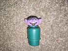 Vintage Fisher Price Little People 1973 Count Dracula Sesame Street NICE