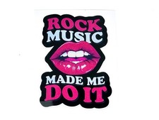 Rock Music Sticker Graphic Design Decal Classic Phone Tablet Journal New Quote