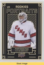 2022-23 Upper Deck Series 2 UD Portraits Rookies Pyotr Kochetkov #P-45 READ iv9
