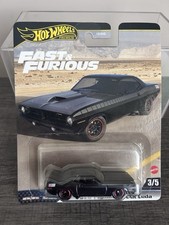 Hot Wheels Fast & Furious 1970 Plymouth AAR Cuda 3/5 New