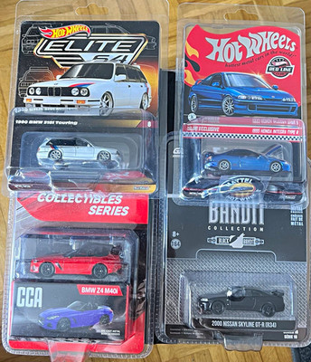 Hot Wheels Elite 64 1990 BMW 318i Touring weiß 1:64 Modellauto Metall OVP