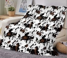 Cow Print Baby Blanket