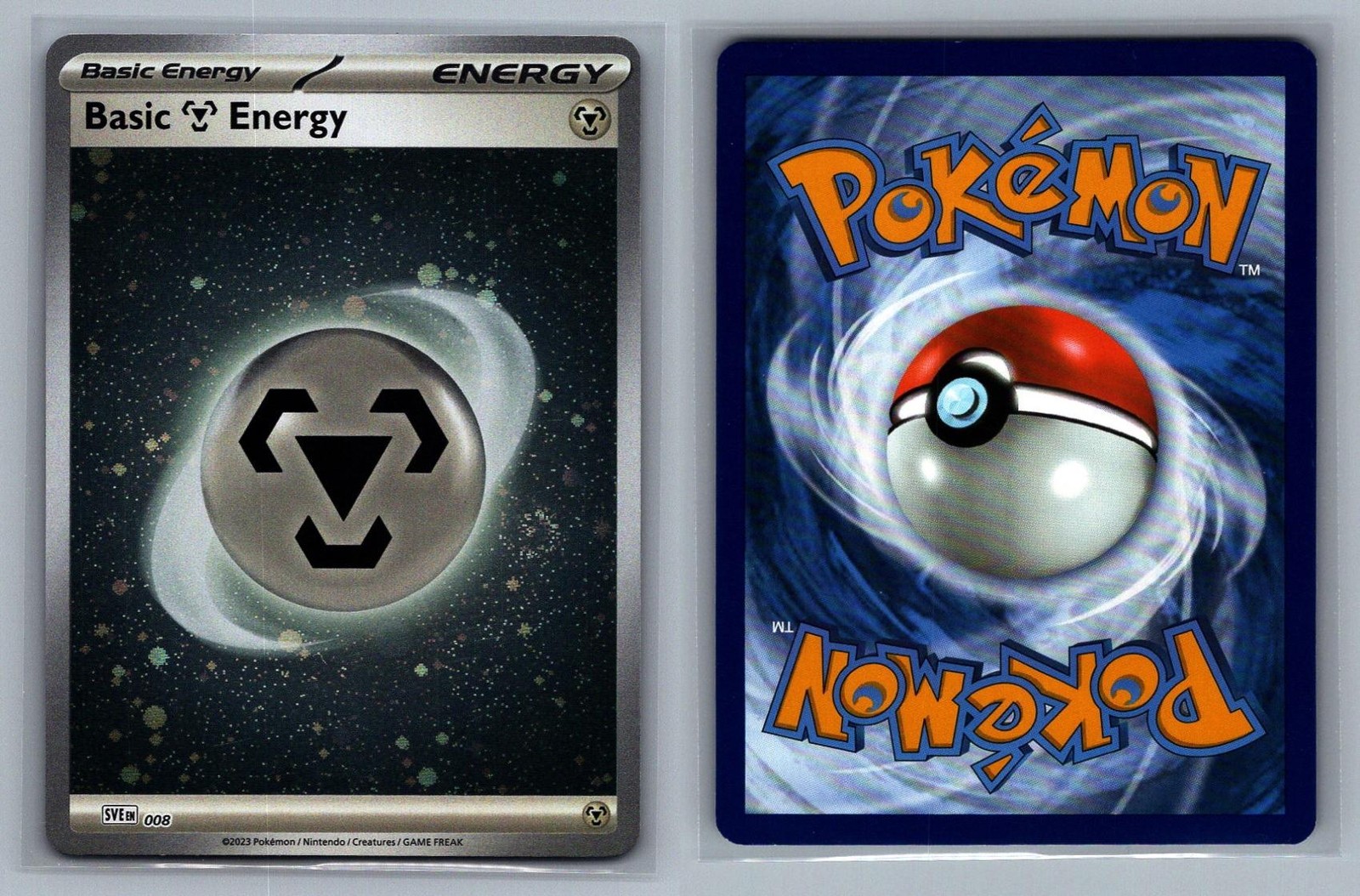 Basic Metal Energy Cosmos Holo #008 Scarlet & Violet Energies Pokemon Card - NM