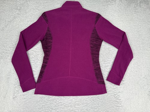 The North Face Sweater Womens XS Purple Fleece Snap Henley Pullover Pockets - Picture 13 of 16