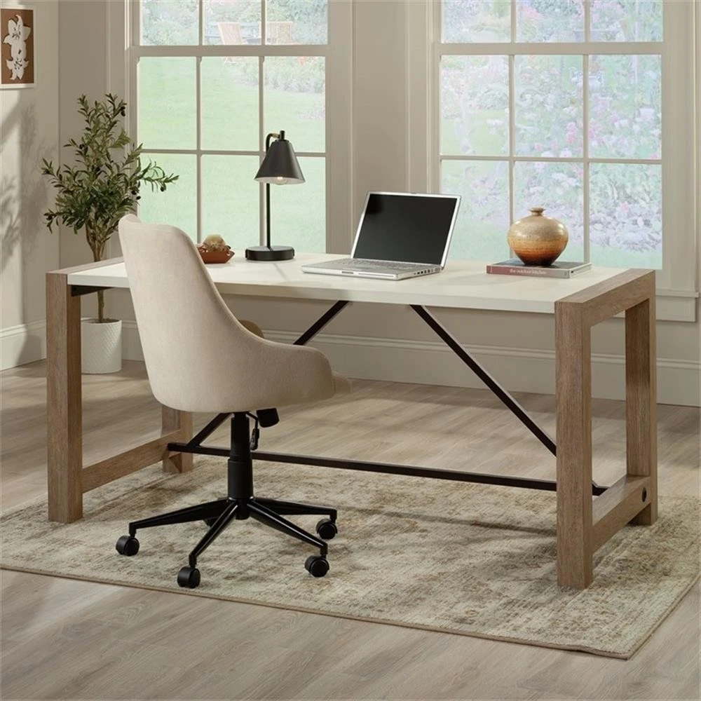 Sauder Dixon City 66"W Executive Business Desk - Thumbnail 4