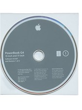 MAC POWEROOK G4 15 + 17 INCH SOFTWARE INSTALL + RESTORE DISCS 10.3.3 + 3 MORE