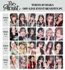 IVE Be Alright IVE SECRET TOKYO & OSAKA OFF-LINE EVENT BENEFITS PHOTOCARD