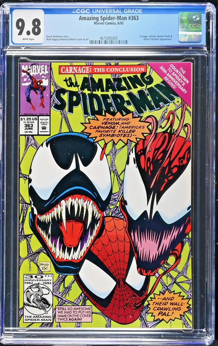 Venom Certified Guaranty Company (CGC) 9.8 Near Mint/Mint Comics