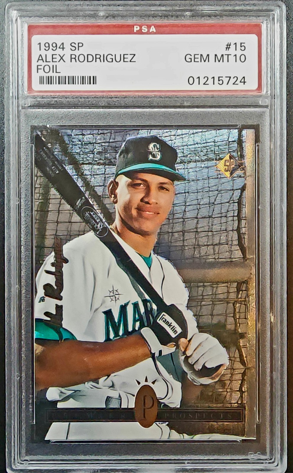 1994 U.D. SP - Premier Prospects Alex Rodriguez #15 (RC) Rookie PSA 10 Gem Mint