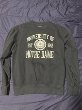 Blue 84 Notre Dame Fighting Irish Crewneck Sweatshirt Size L