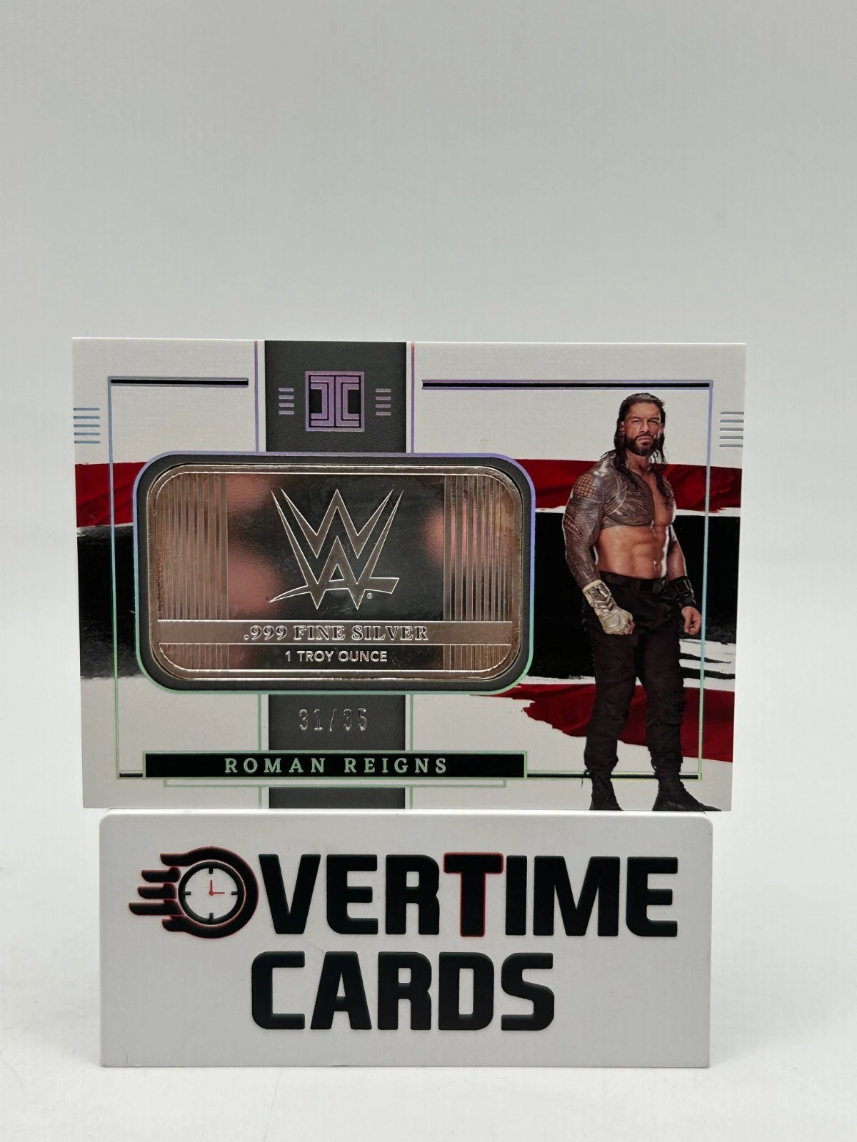 2022 Panini Impeccable WWE Roman Reigns Silver 1 Troy Oz Bar #31/35 #11
