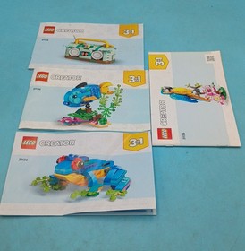 LEGO Creator Instruction Manual Lot + PC Game Disc