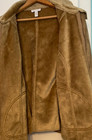 Charter Club Faux Suede Jacket With Faux Fur Lining & Collar, Large — photo 6