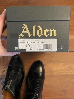 Alden 909 Medallion Balmoral 10 A/C Men display picture 1