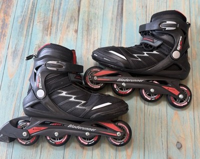 Bladerunner By Rollerblade Mens Advantage Pro Black Red Inline Skates Size 10