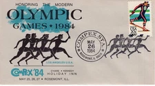 OLYMPIC GAMES 1984,  ROSEMONT, IL  1984  FDC20424