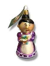 Old World Christmas Cheery Mrs. Clause Christmas Ornament