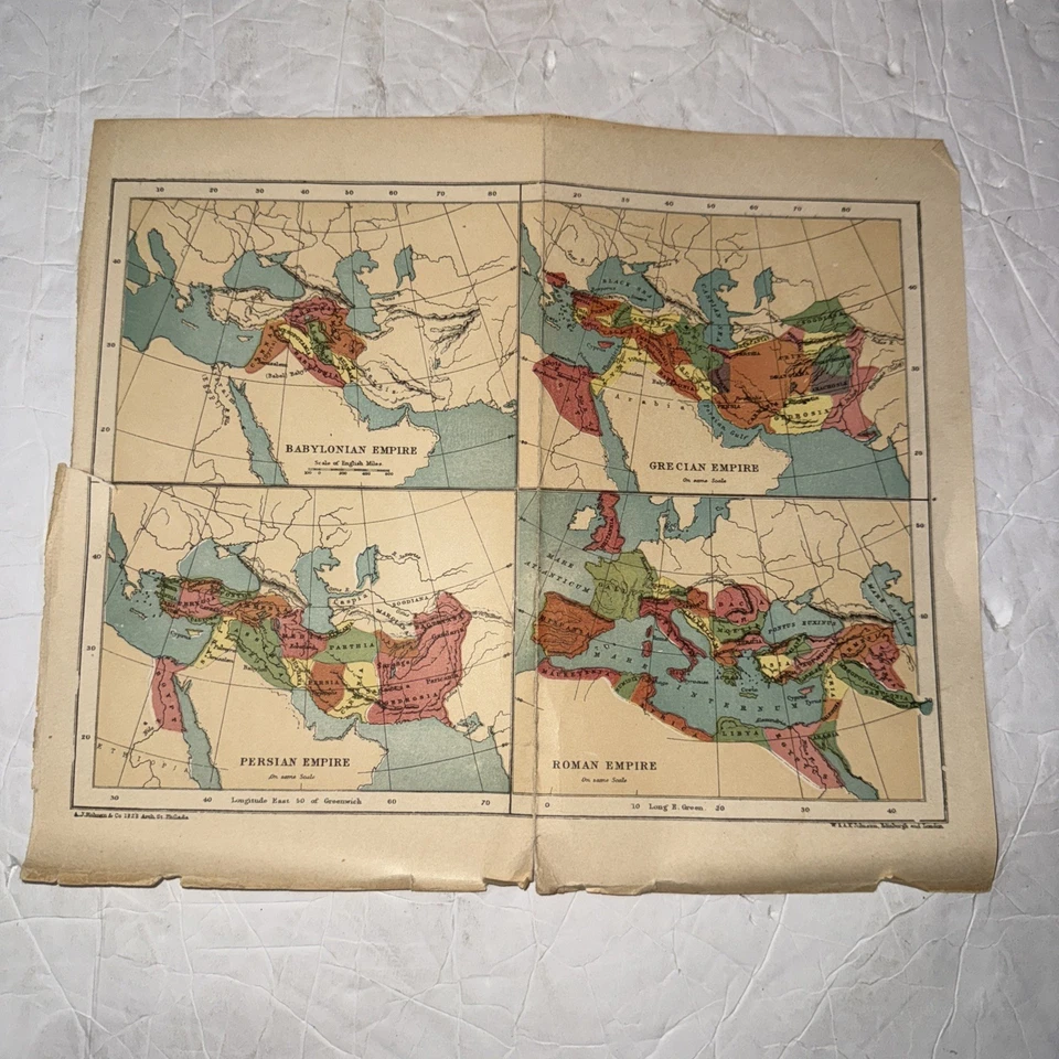 Smith’s Pronouncing Bible Dictionary Revised Edition 1901 For Repair - Image 4 of 4