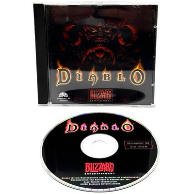 Diablo PC CD ROM Jewel Case gereinigt ohne Handbuch Blizzard Klassiker