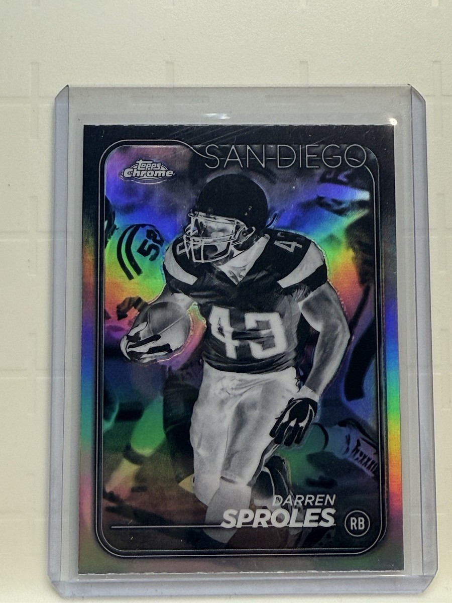 Darren Sproles 2024 Topps Chrome Negative Refractor #174 San Diego