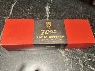 Batteria Radio Zenith Vintage Z 985 Originale 4 Punte Ricambi Display SOLO