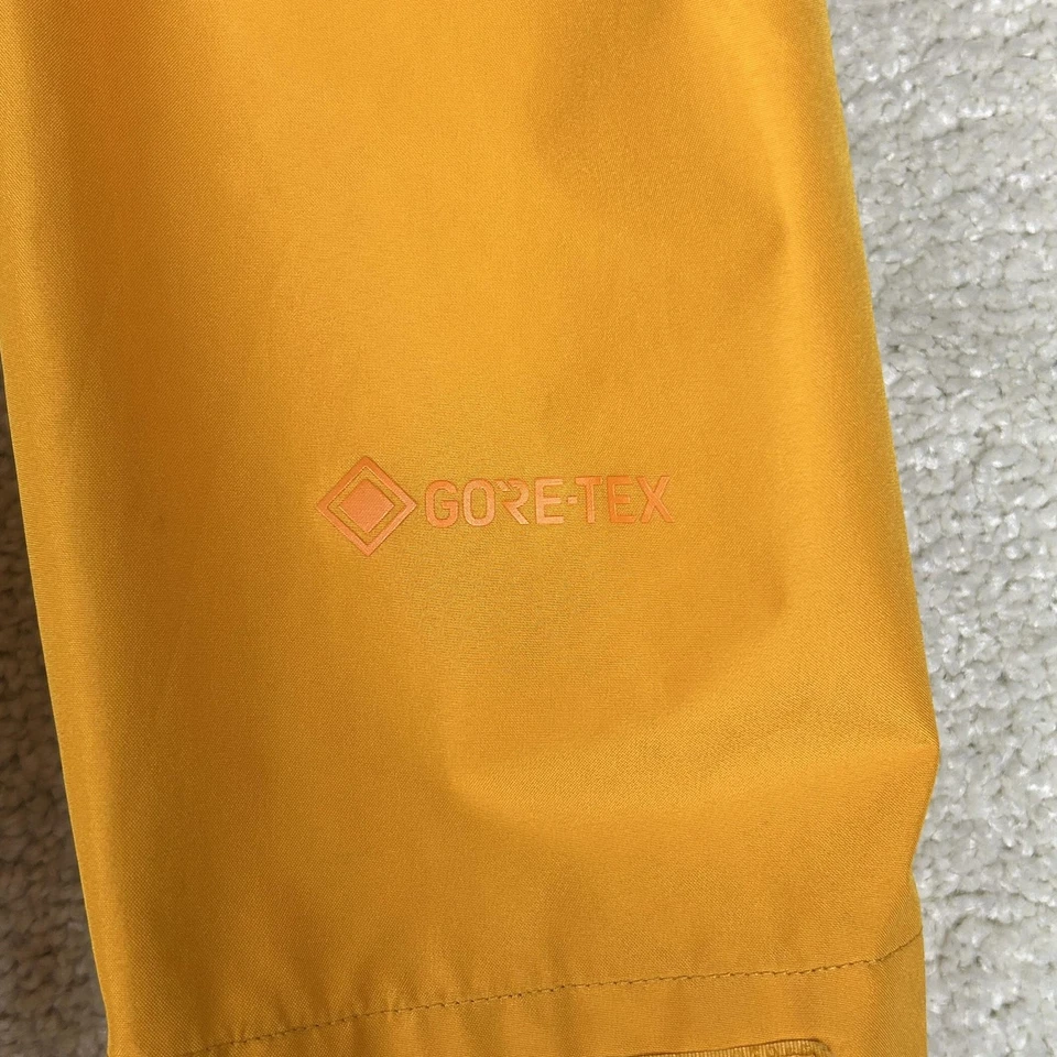 Chaqueta Marmot Para Hombre Pequeña Amarilla Gore Tex Minimalista Lluvia Concha Pit Cremalleras M12683 Foto 2 de 4