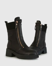 Belle & Bloom More To Come Ankle Boot - Black - Size 8