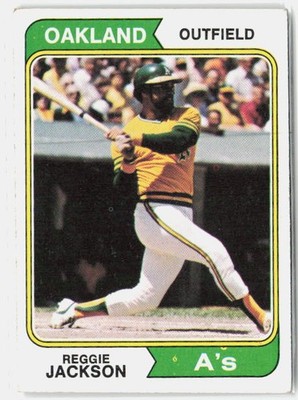 1974 Topps #130 Reggie Jackson