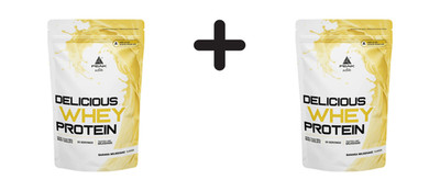 2 x Peak Delicious Whey Protein (900g) Banana Milkshake (47,19 EUR/kg)