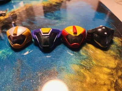 Biker Mice From Mars motorcycle helmets Throttle,Modo,Vinnie and Rimfire.