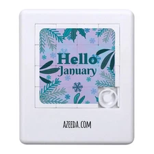 'Hello January' Sliding Puzzle (PZ00034484)