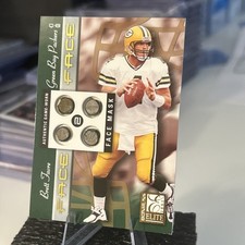 2001 Donruss Elite Face 2 Face BRETT FAVRE  Game Worn Face Mask #FF3