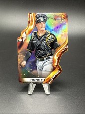 2021 Bowman's Best Heatwave Die Cut #HW-3 Henry Davis Pittsburgh Pirates