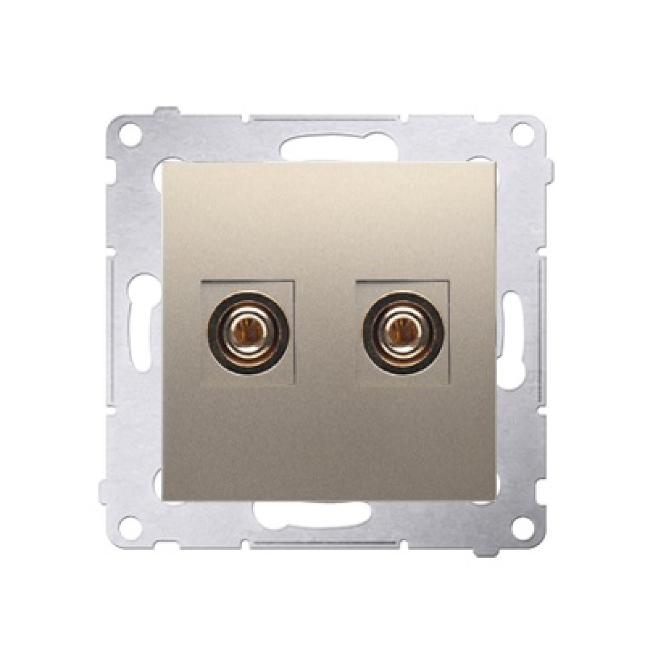 Simon 54 Premium Speaker Jack Single Gold DGL2.01/44