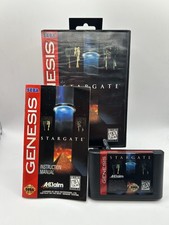 Stargate (Sega Genesis, 1995) CIB Tested Water Damage Art