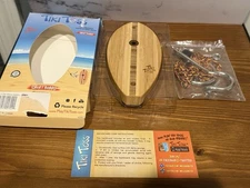 Tiki Toss Ring Toss Game for Adults & Kids - Hook and Ring Games w/string N Hook