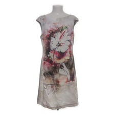 Container, Kleid, Größe: 38, Debra, Mehrfarbig, Leinen, Batik, Damen #tZz