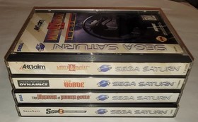 SEGA SATURN LOT OF 4 MORTAL KOMBAT 2 THE HORDE SCUD THE MANSION OF LOST SOULS