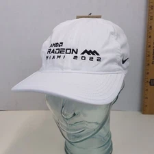 Nike AMD Radeon Miami 2022 White Adjustable Hat Cap Embroidered Logo Limited 