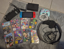 Nintendo Switch Konsole Neon Rot/Blau mit Doc...