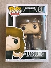 FUNKO POP ROCKS METALLICA LARS ULRICH #58 FIGURE NEW IN BOX DAMAGED
