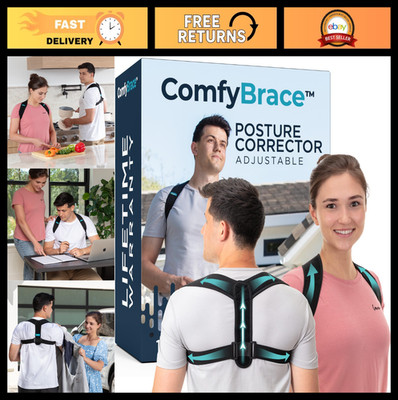 Adjustable Posture Corrector Back Brace for Men & Women - Spine Support, Pain Re
