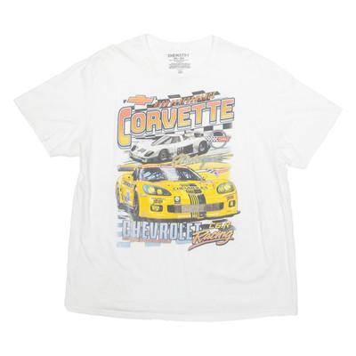 Chemie Corvette Herren T-Shirt Weiß 2XL